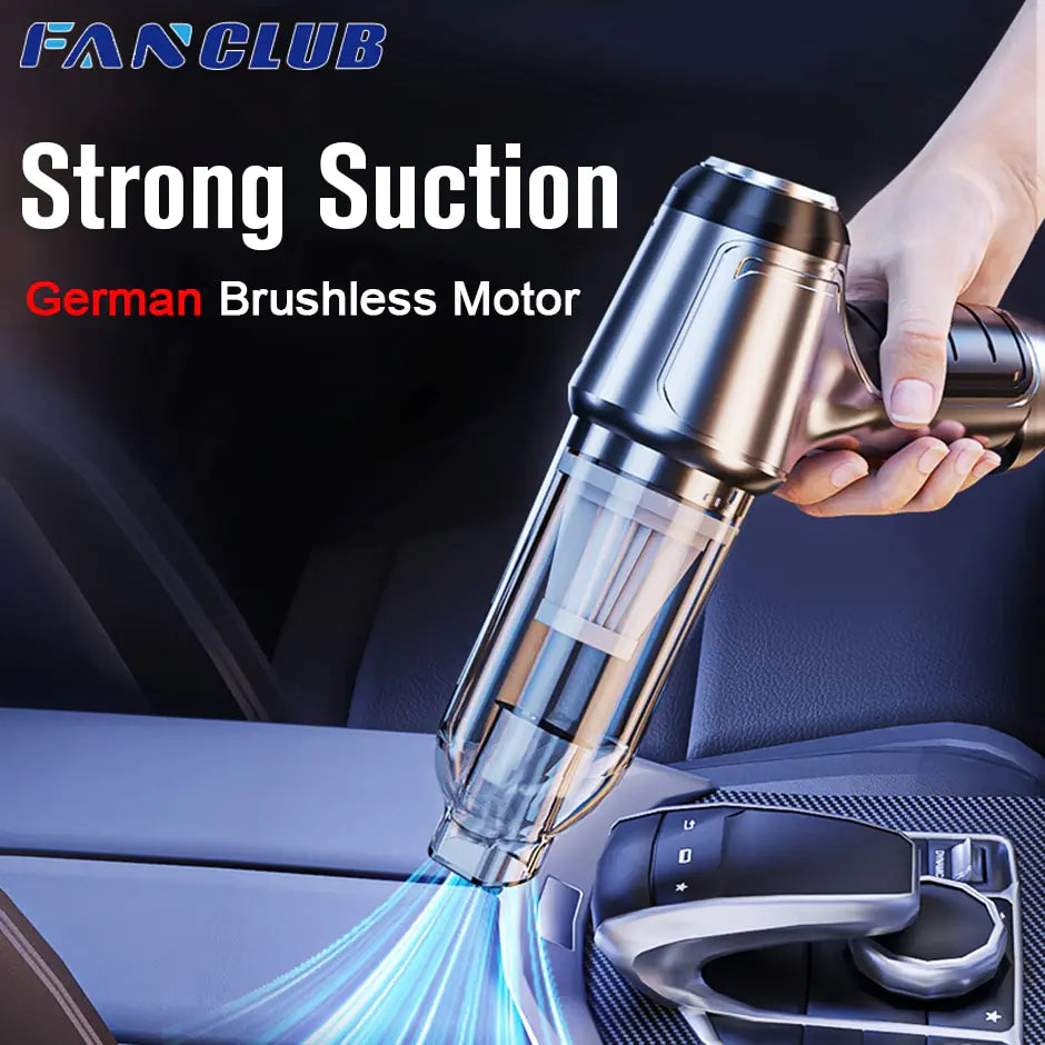 High suction Wireless Mini Gun Car Vacuum Cleaner