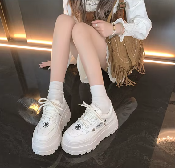 Versatile Platform Fashion Sneakers