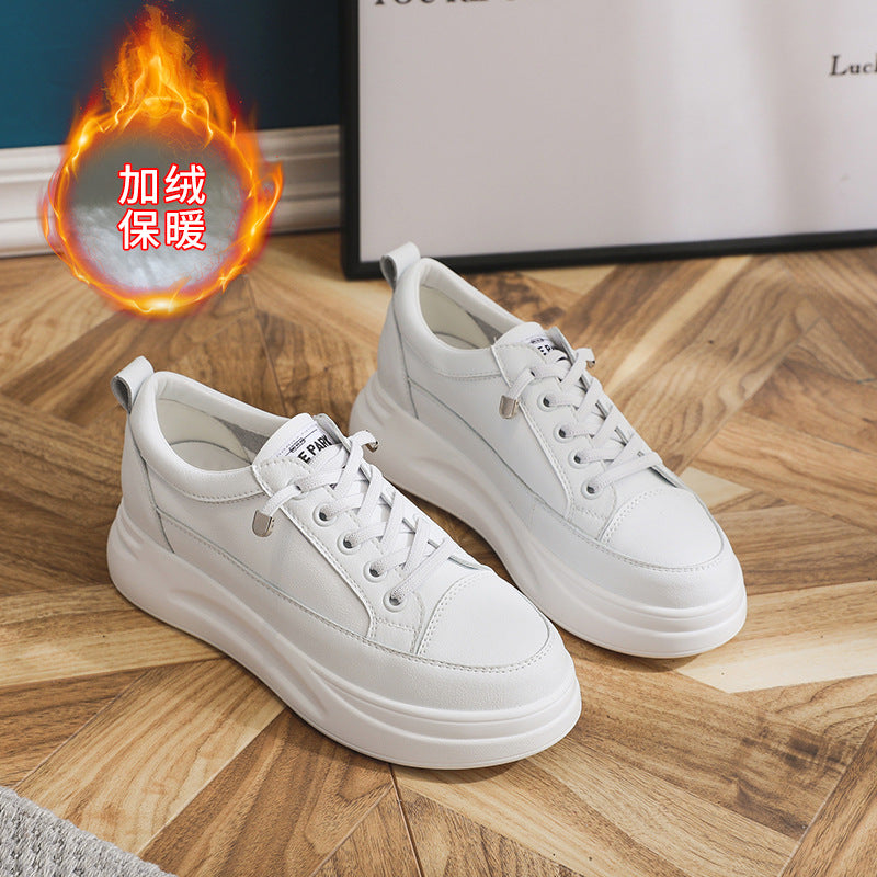 Breathable Genuine Leather Sneakers