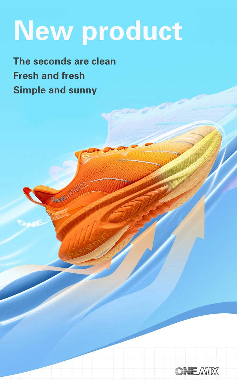 Cushioned Non-slip Running Shoes