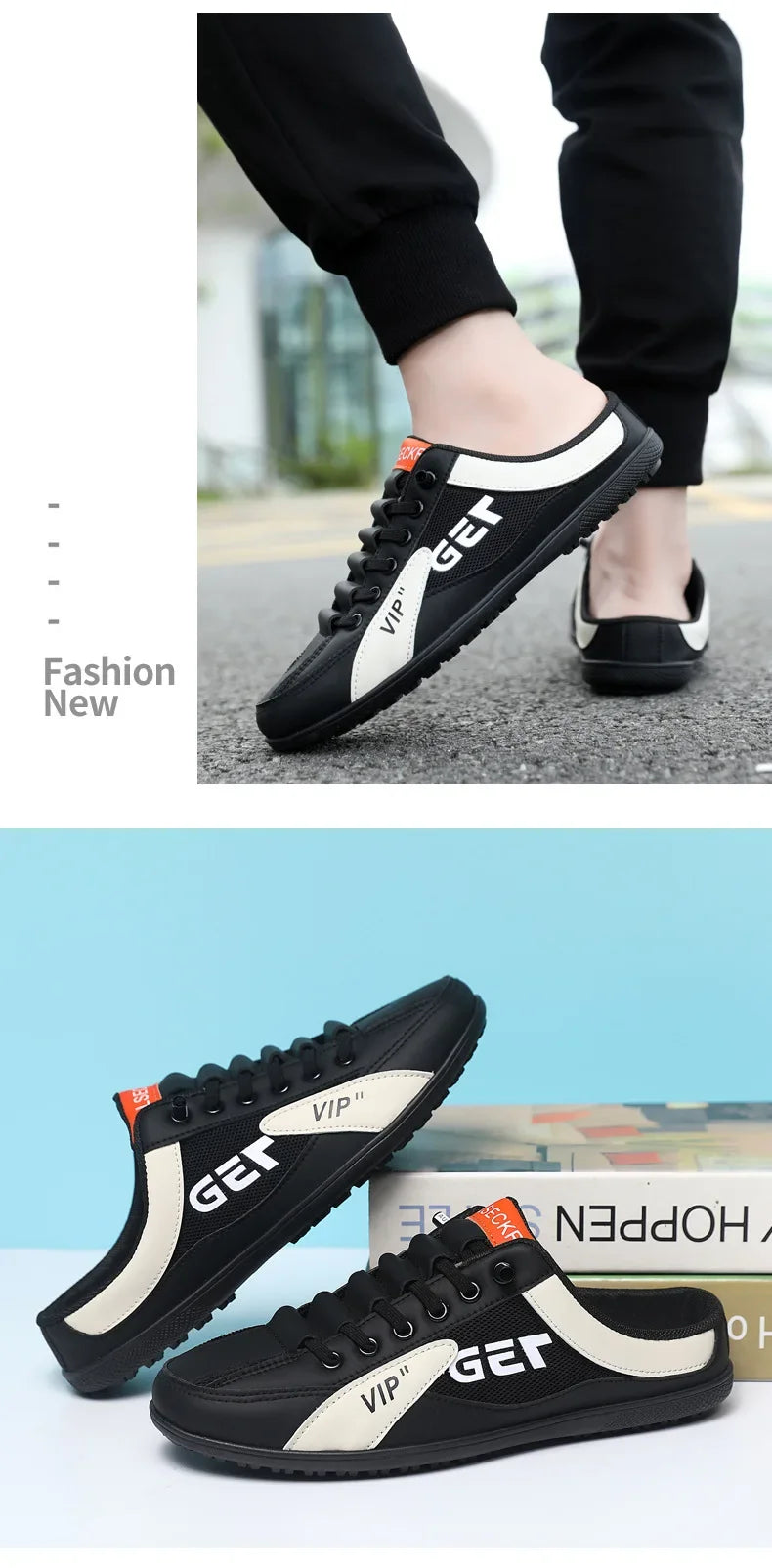 Soft-Soled Slip-On Sneakers