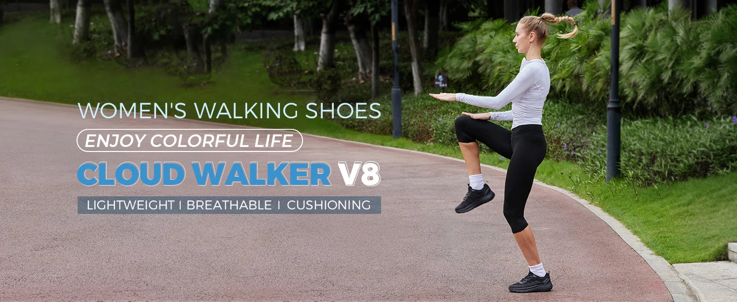 Shoes Wide Width Walking Casual Shoes Thick Sole Lightweight Sneakers Relieve Toe Pain