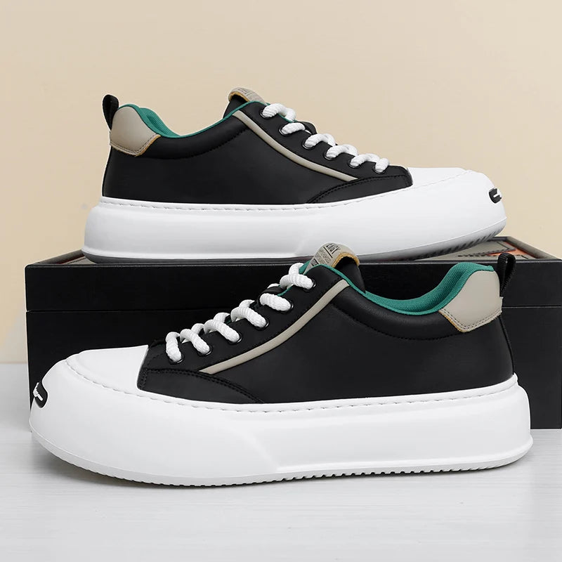 Leather Platform Classic Sneakers