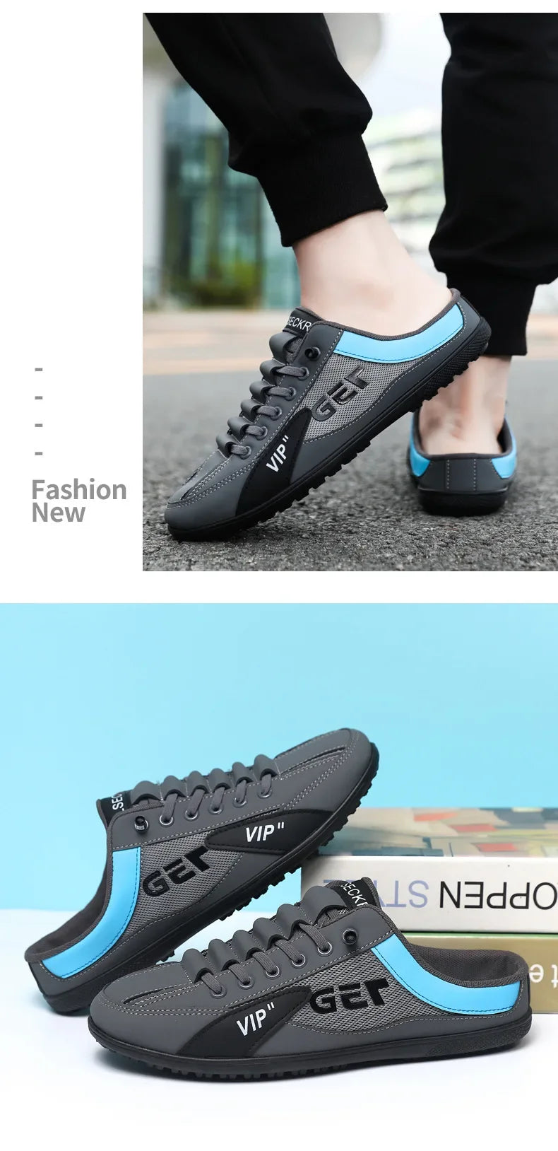 Soft-Soled Slip-On Sneakers