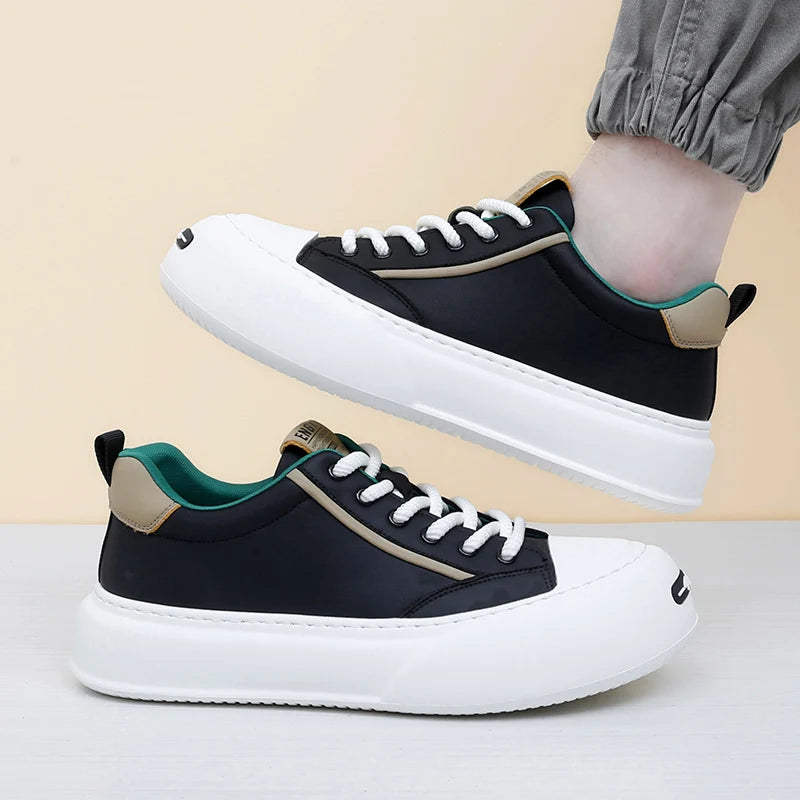 Leather Platform Classic Sneakers