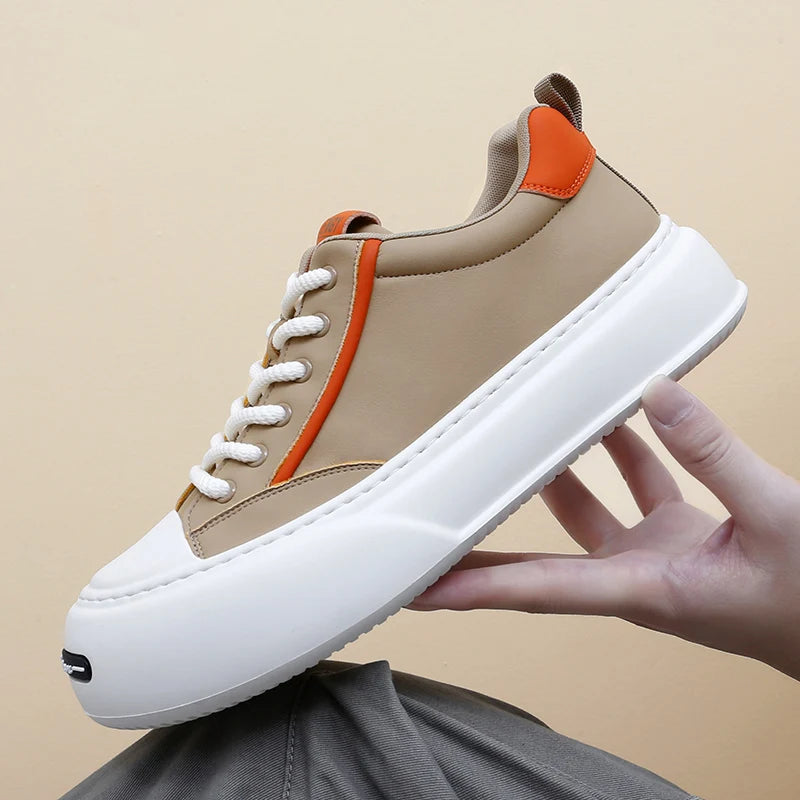 Leather Platform Classic Sneakers