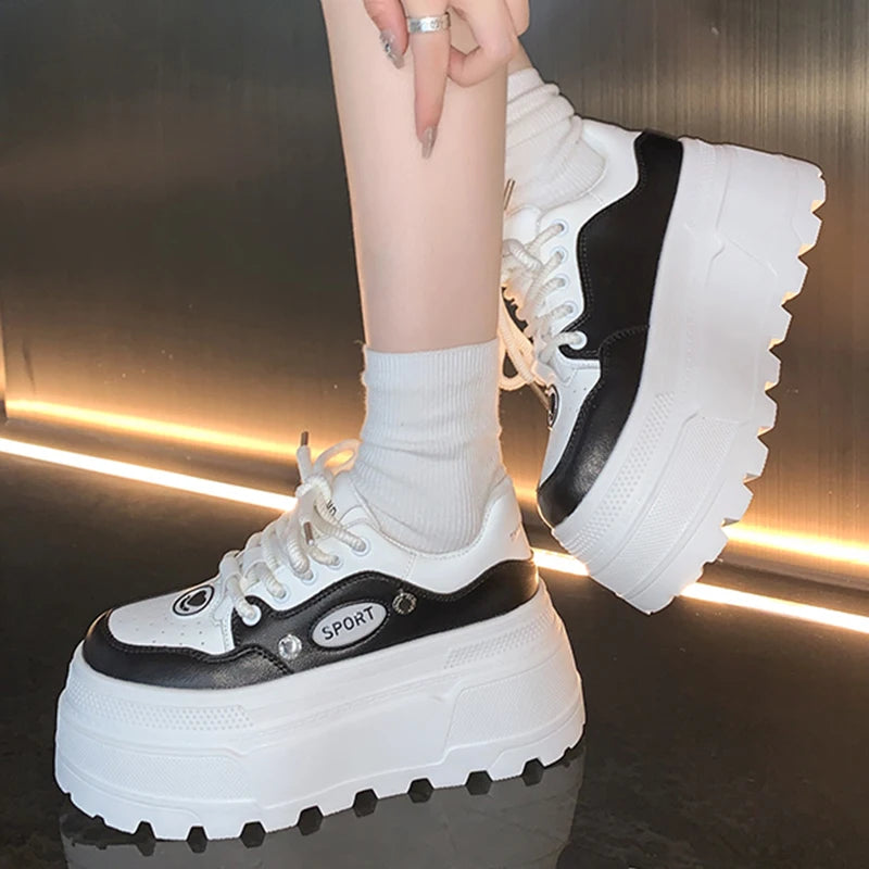 Versatile Platform Fashion Sneakers