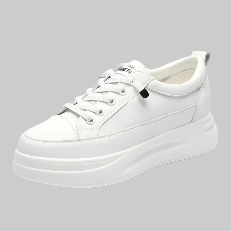 Breathable Genuine Leather Sneakers