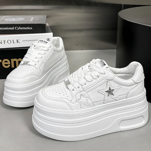 Star-Designed Platform Sneakers