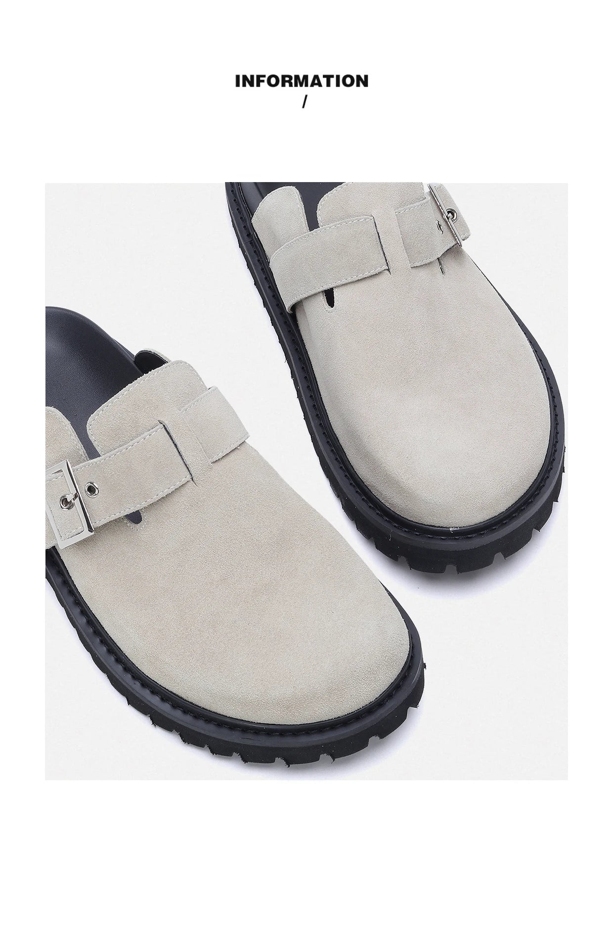 Men's Suede Japanese Lazy Slippers