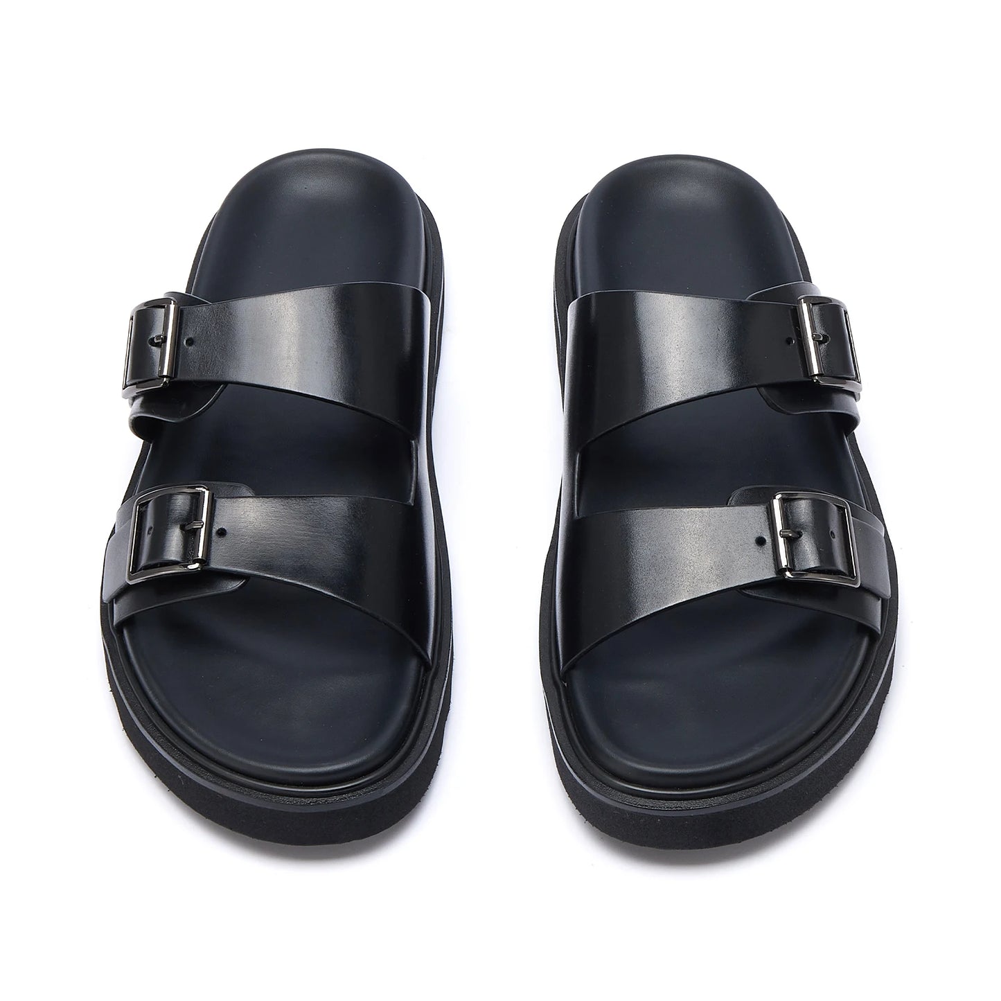 Trendy Leather Non-slip Sandals