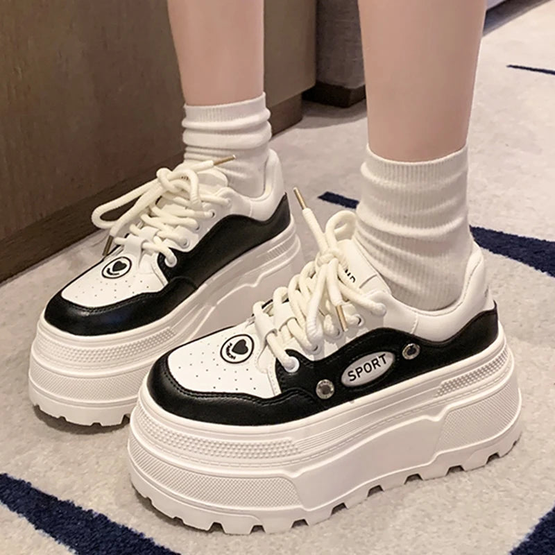 Versatile Platform Fashion Sneakers