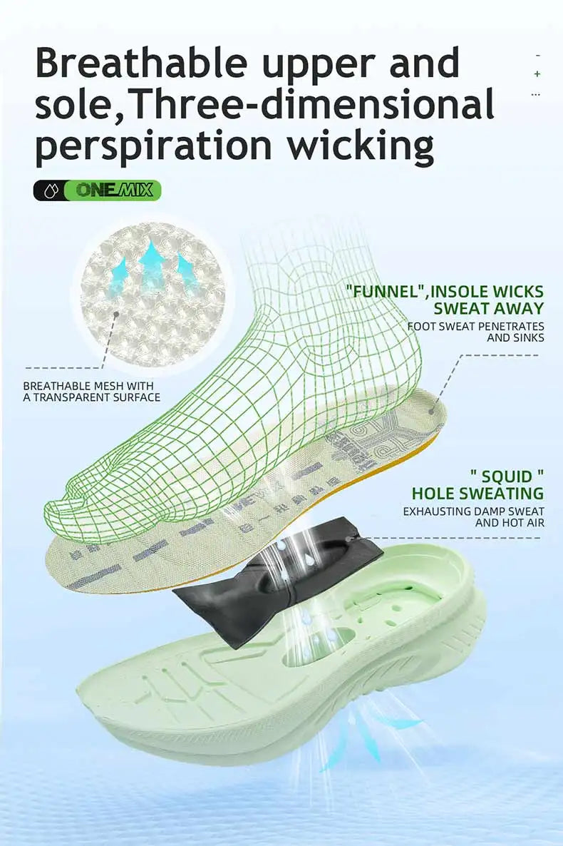 Shock-Absorbing Lightweight Running Sneakers