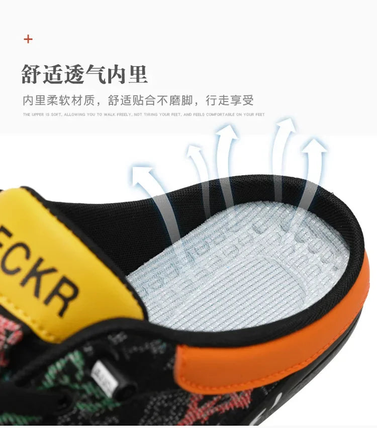 Non-Slip Mesh Vulcanized Slippers