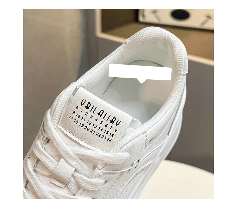 Comfortable Platform Lace-Up Sneakers