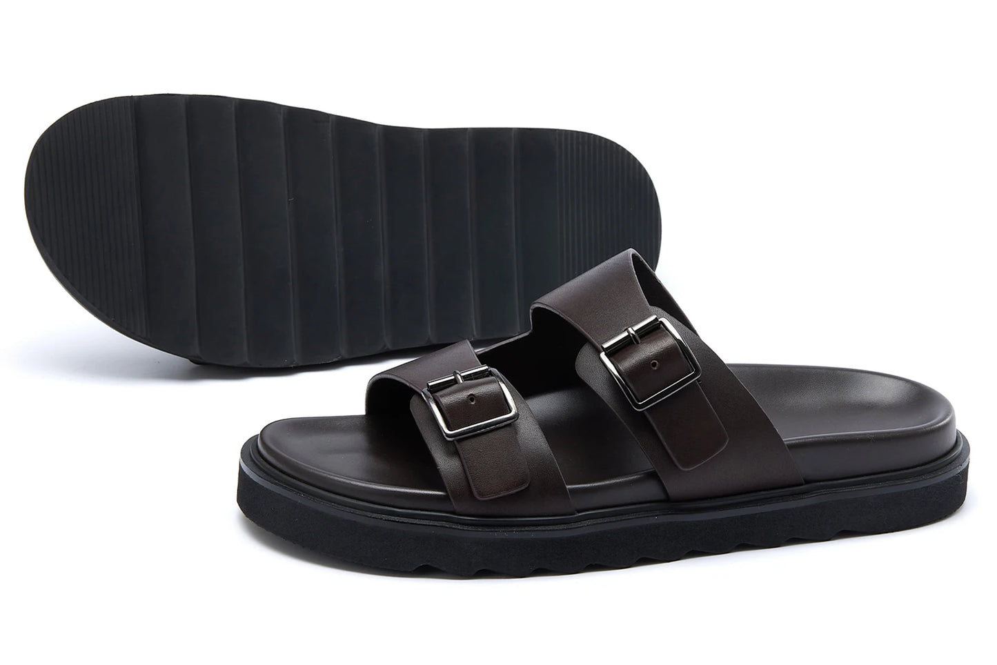 Trendy Leather Non-slip Sandals