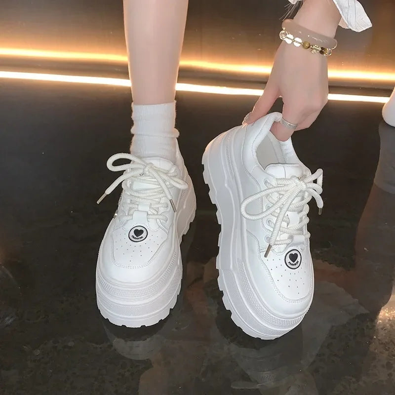 Thick Platform Breathable Sneakers