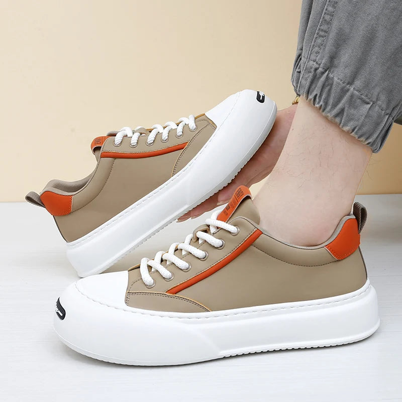 Leather Platform Classic Sneakers