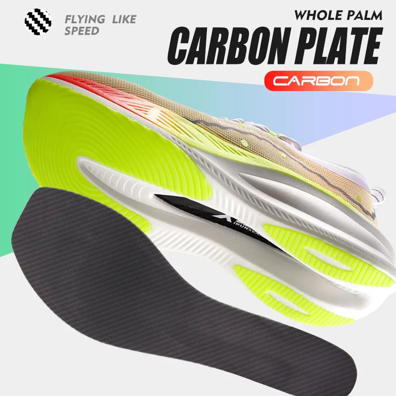 Full palm carbon plate Running Shoes Suitable for Heavy Runners Sport Shoes Non-slip Outdoor Athletic Sneakers