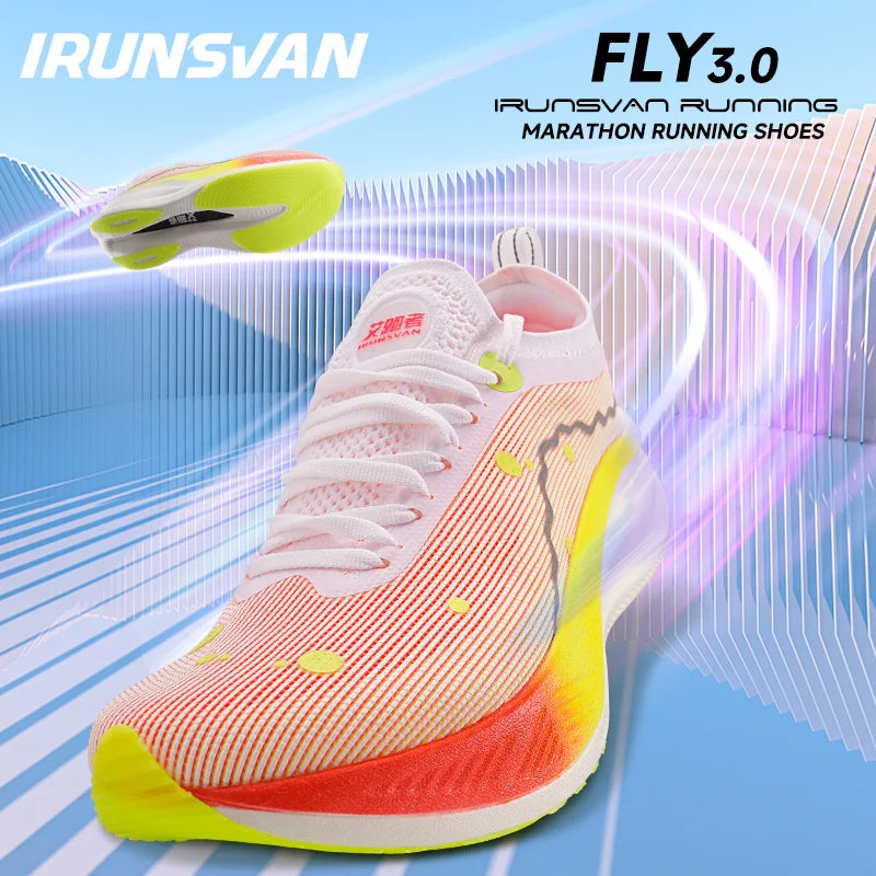 Full palm carbon plate Running Shoes Suitable for Heavy Runners Sport Shoes Non-slip Outdoor Athletic Sneakers