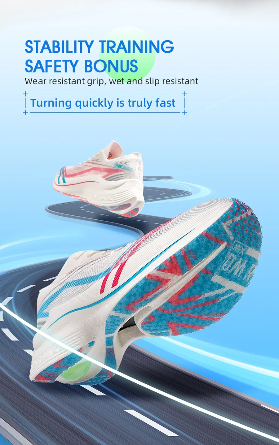 Carbon Plate Marathon Running Shoe Pro Tests Stable Support For Shock-absorbing Ultralight Bounce Sneakers