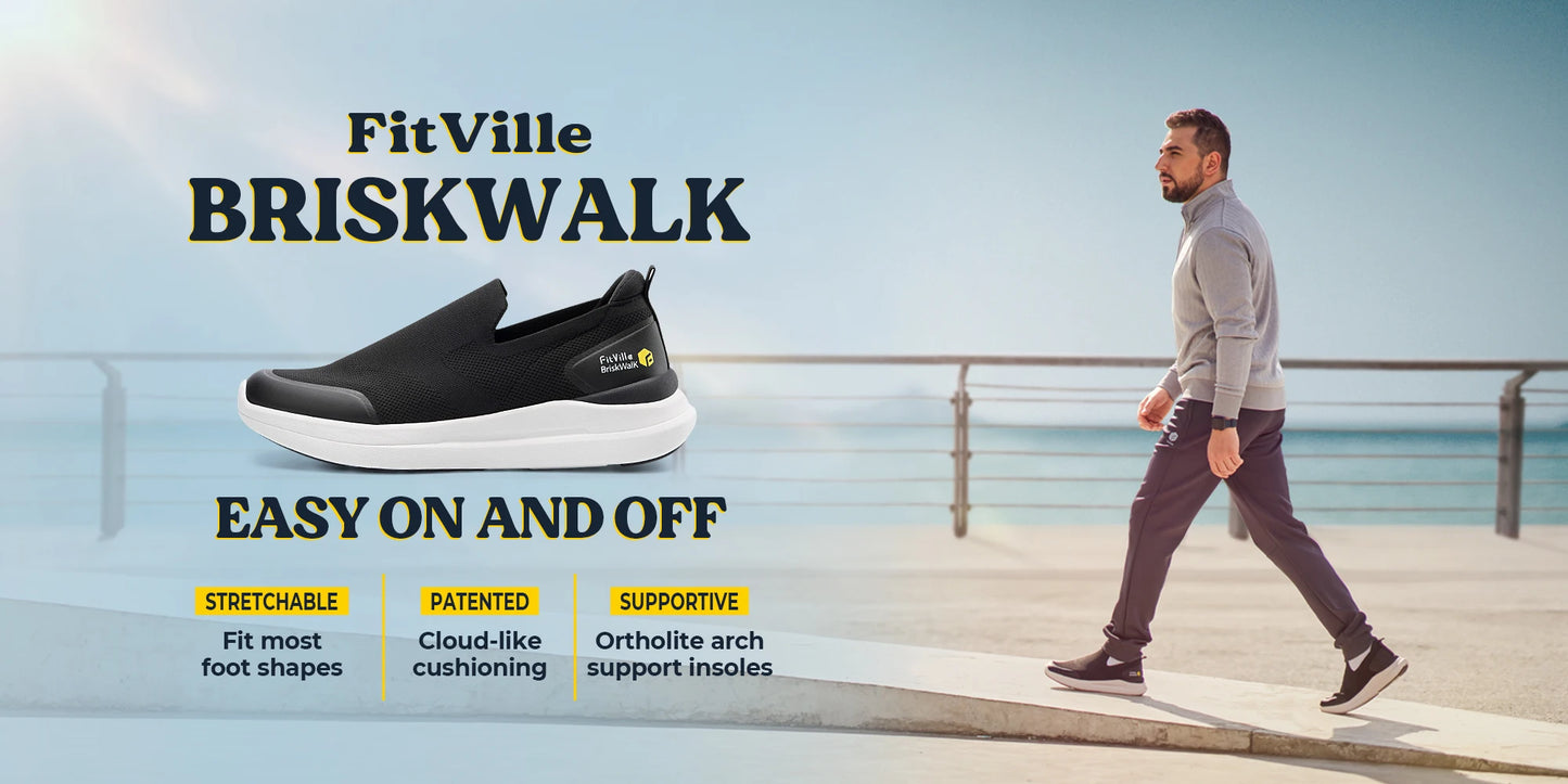 FitVille Wide Relief Walkers