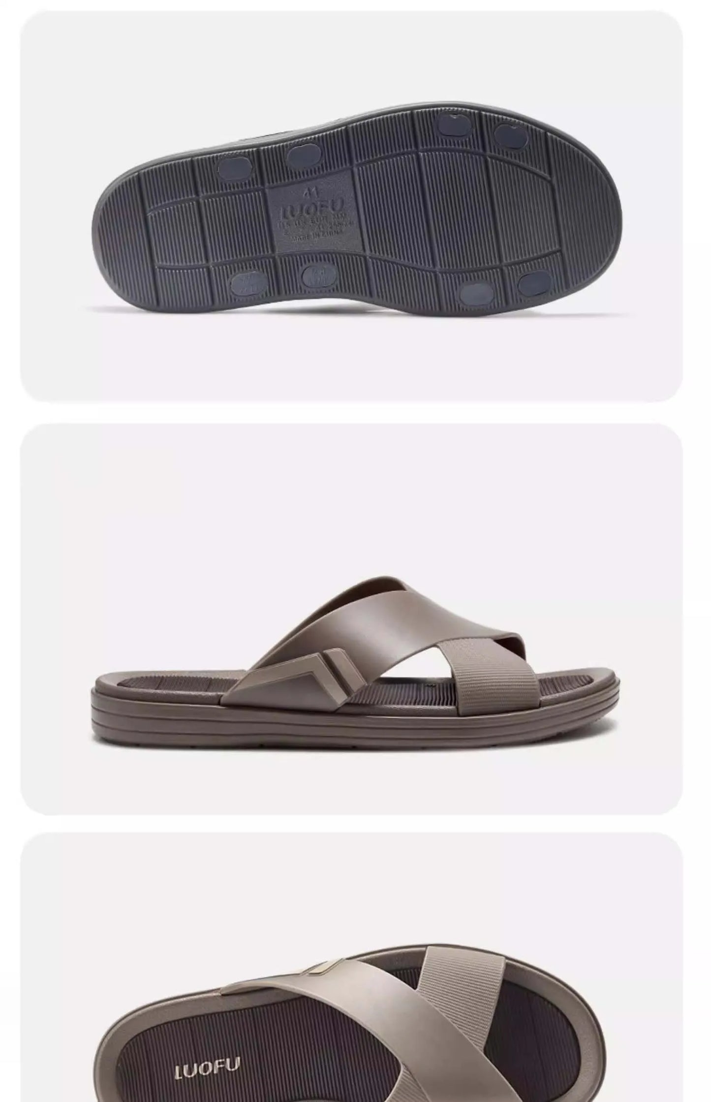 Non-Slip, Durable, Odorless Home Sandals