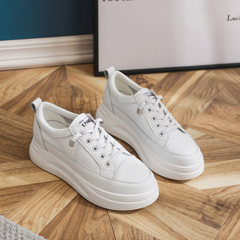 Breathable Genuine Leather Sneakers