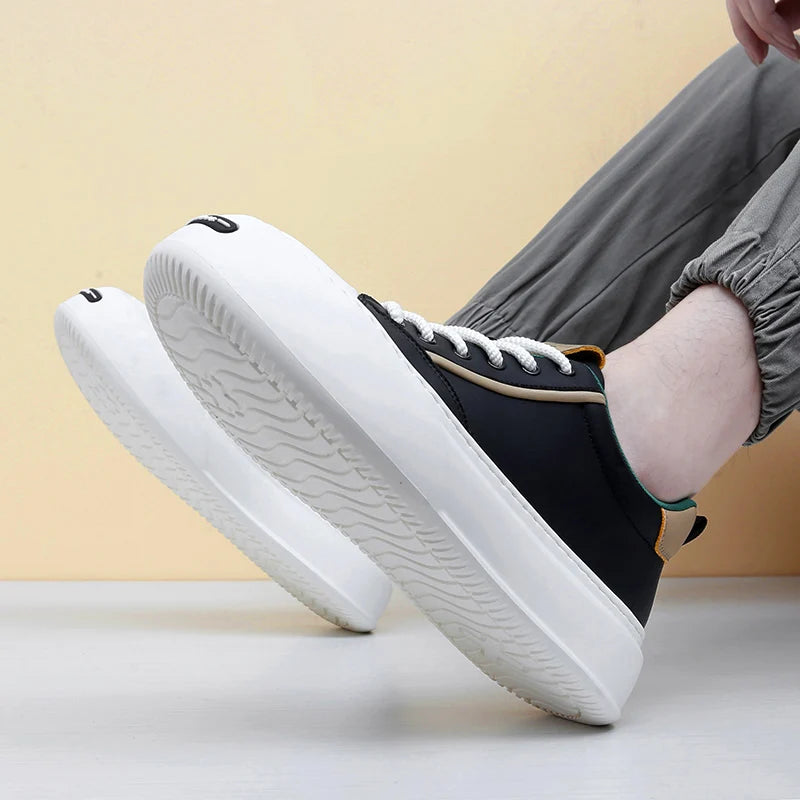 Leather Platform Classic Sneakers