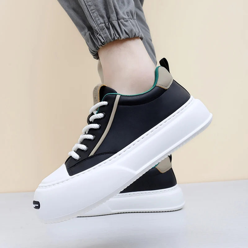 Leather Platform Classic Sneakers