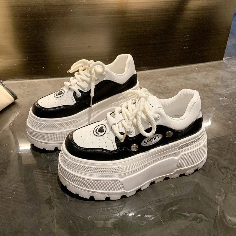 Versatile Platform Fashion Sneakers