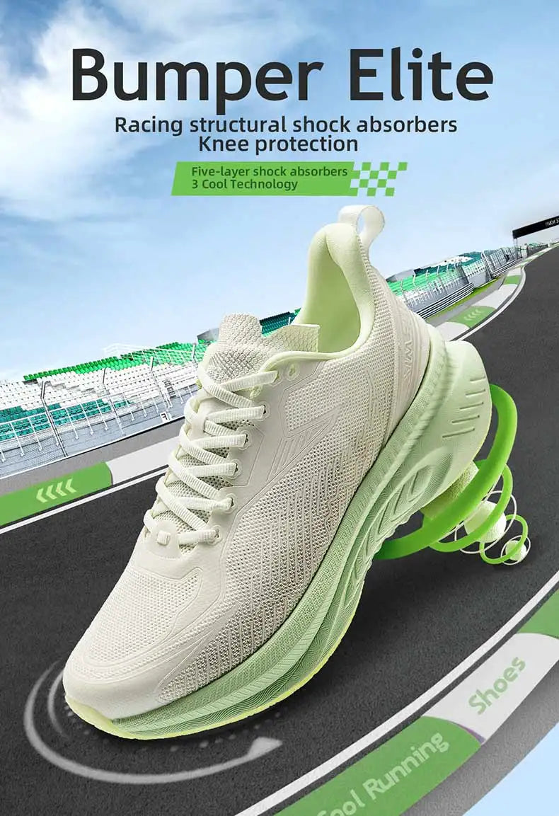 Shock-Absorbing Lightweight Running Sneakers