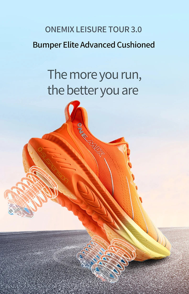 Cushioned Non-slip Running Shoes