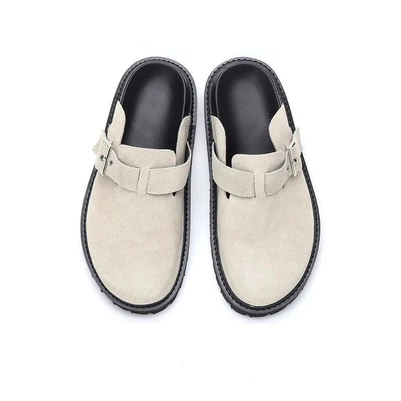 Men's Suede Japanese Lazy Slippers