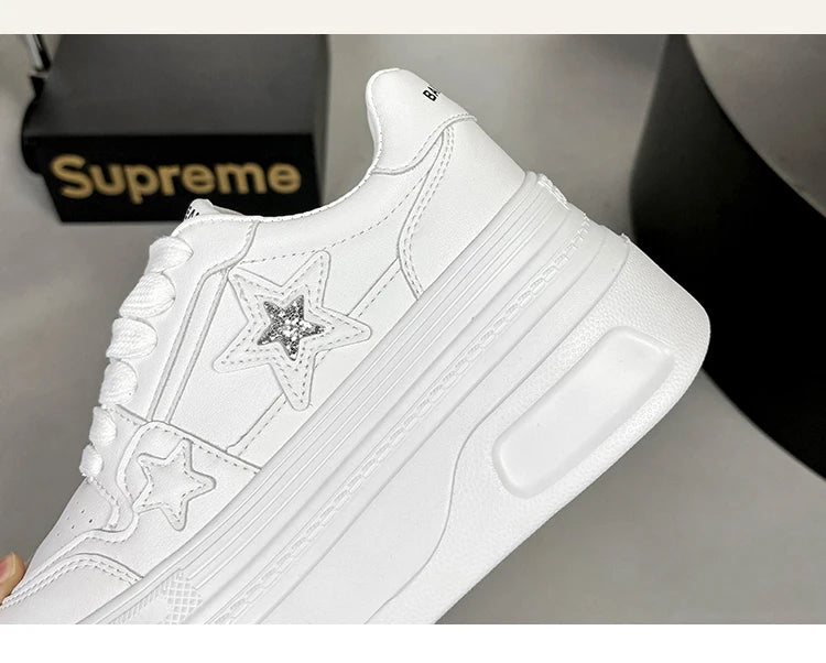 Star-Designed Platform Sneakers