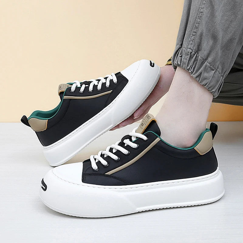 Leather Platform Classic Sneakers