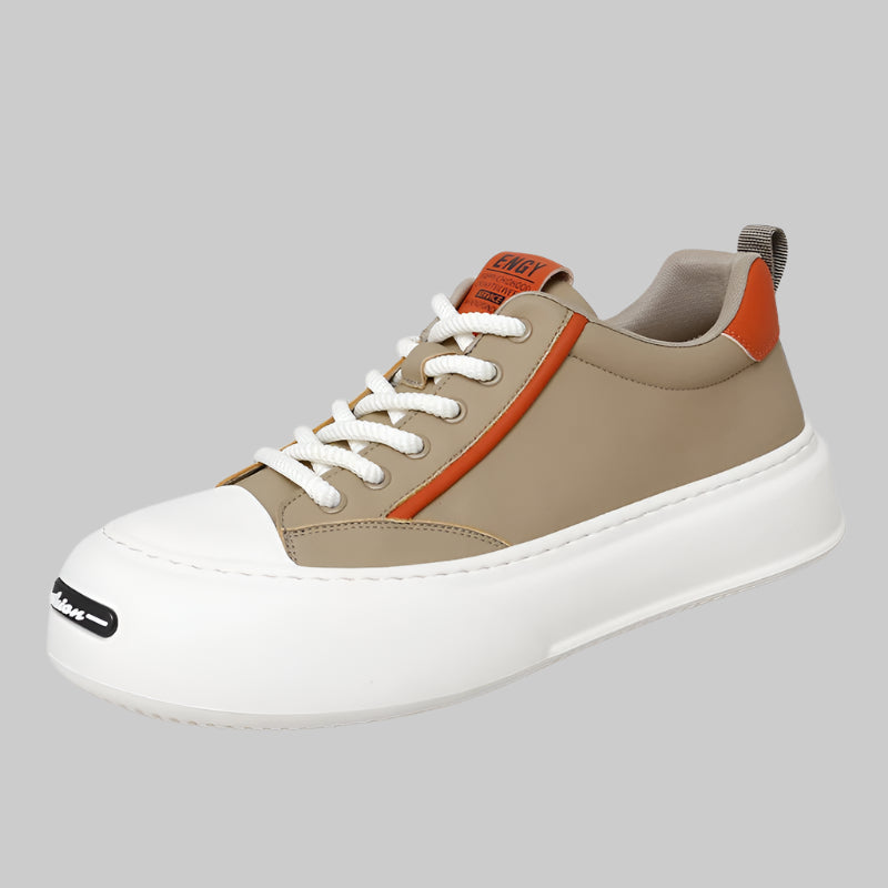 Leather Platform Classic Sneakers