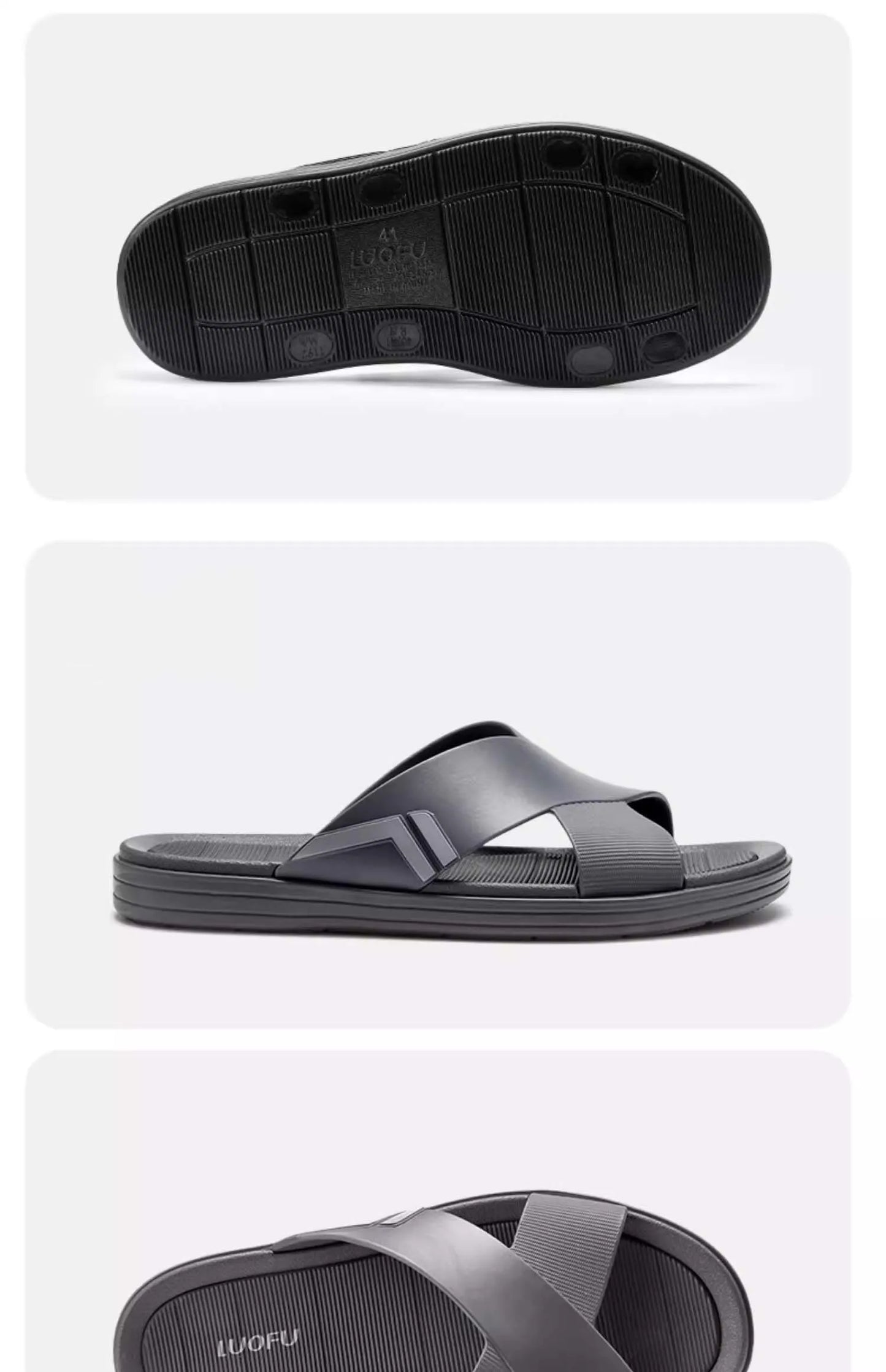 Non-Slip, Durable, Odorless Home Sandals