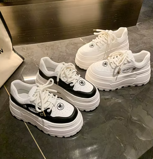 Versatile Platform Fashion Sneakers