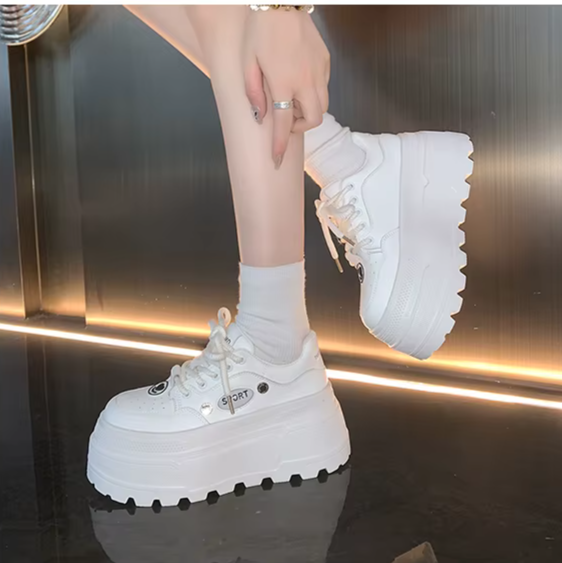 Versatile Platform Fashion Sneakers